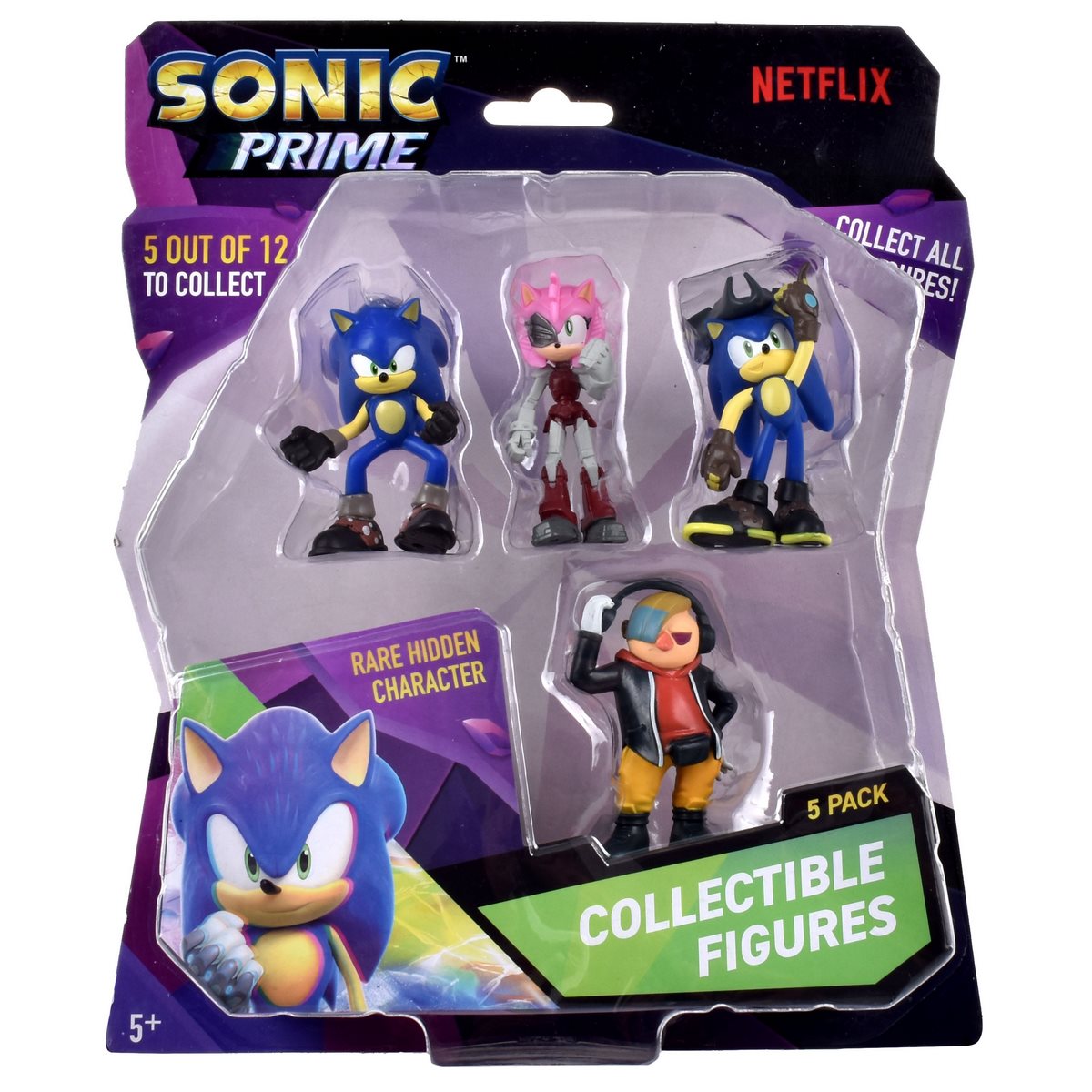 Pack 5 Figuras Sonic De 7 Cms - Pack-3 Amy