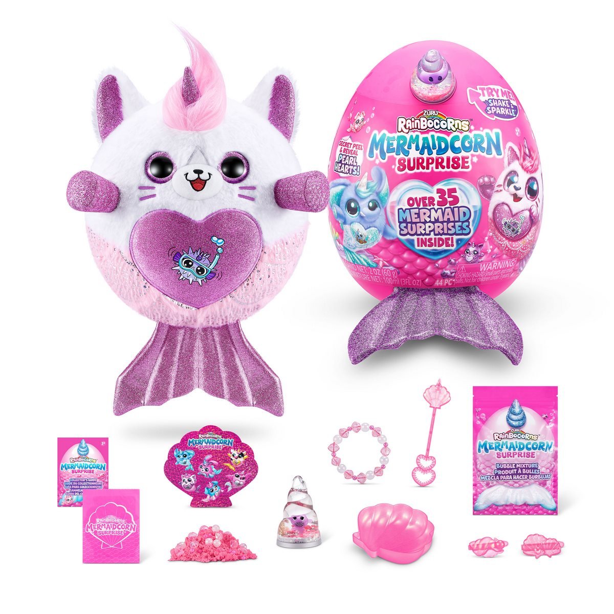 Huevo Sorpresa Sirena Rainbocorn Zuru - Fucsia