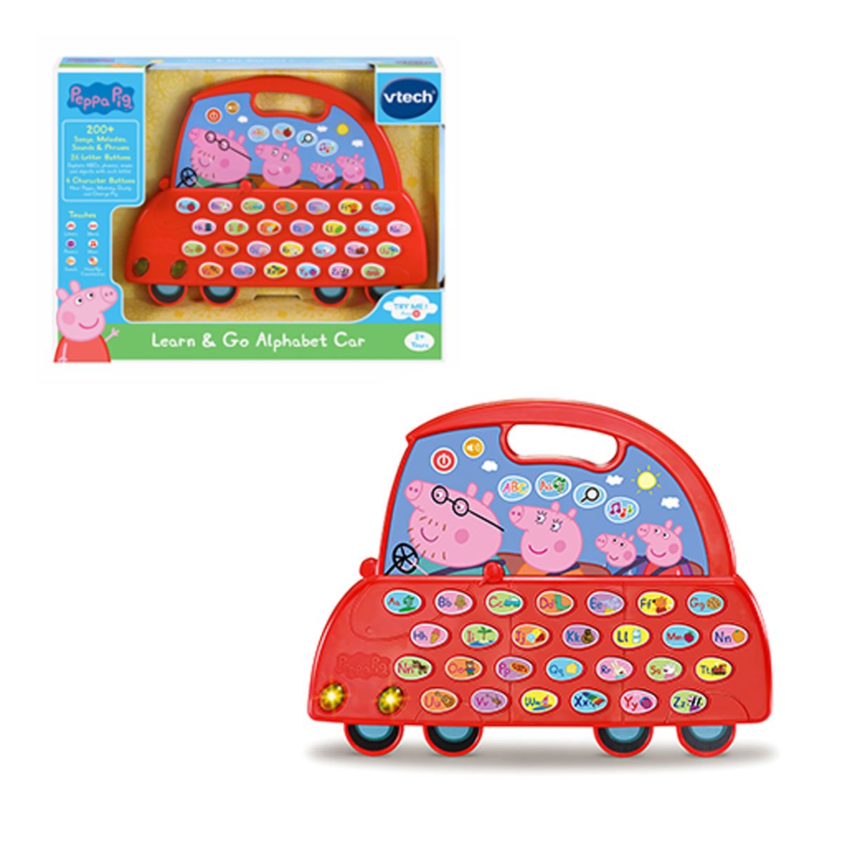 Vtech El Coche Alfabeto De Peppa Categoría: Juguetes didácticos Tipo producto: Juguetes educativos