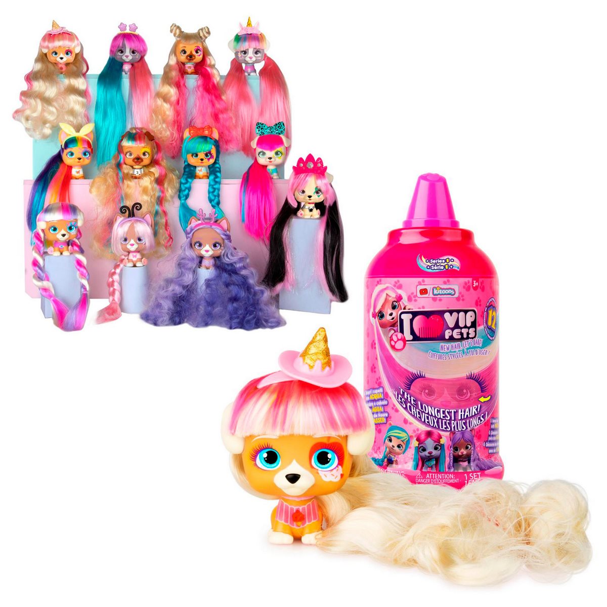 Vip Pets Glitter Twist - Rosada