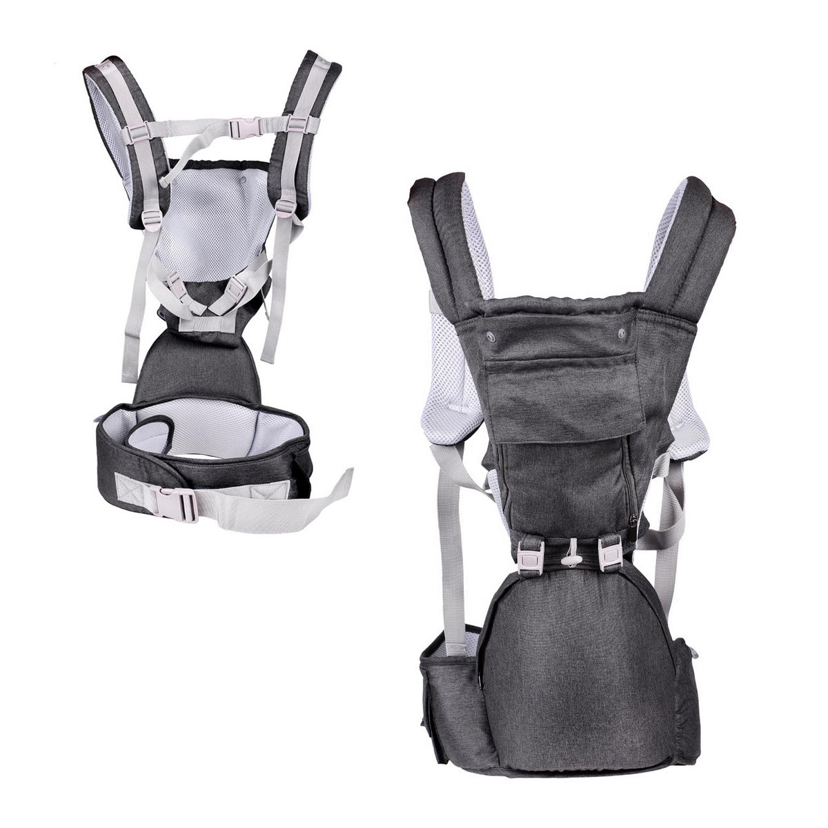 Infanti Un Porta Bebe Arnés Portabebé Hip Seat Gris Infanti