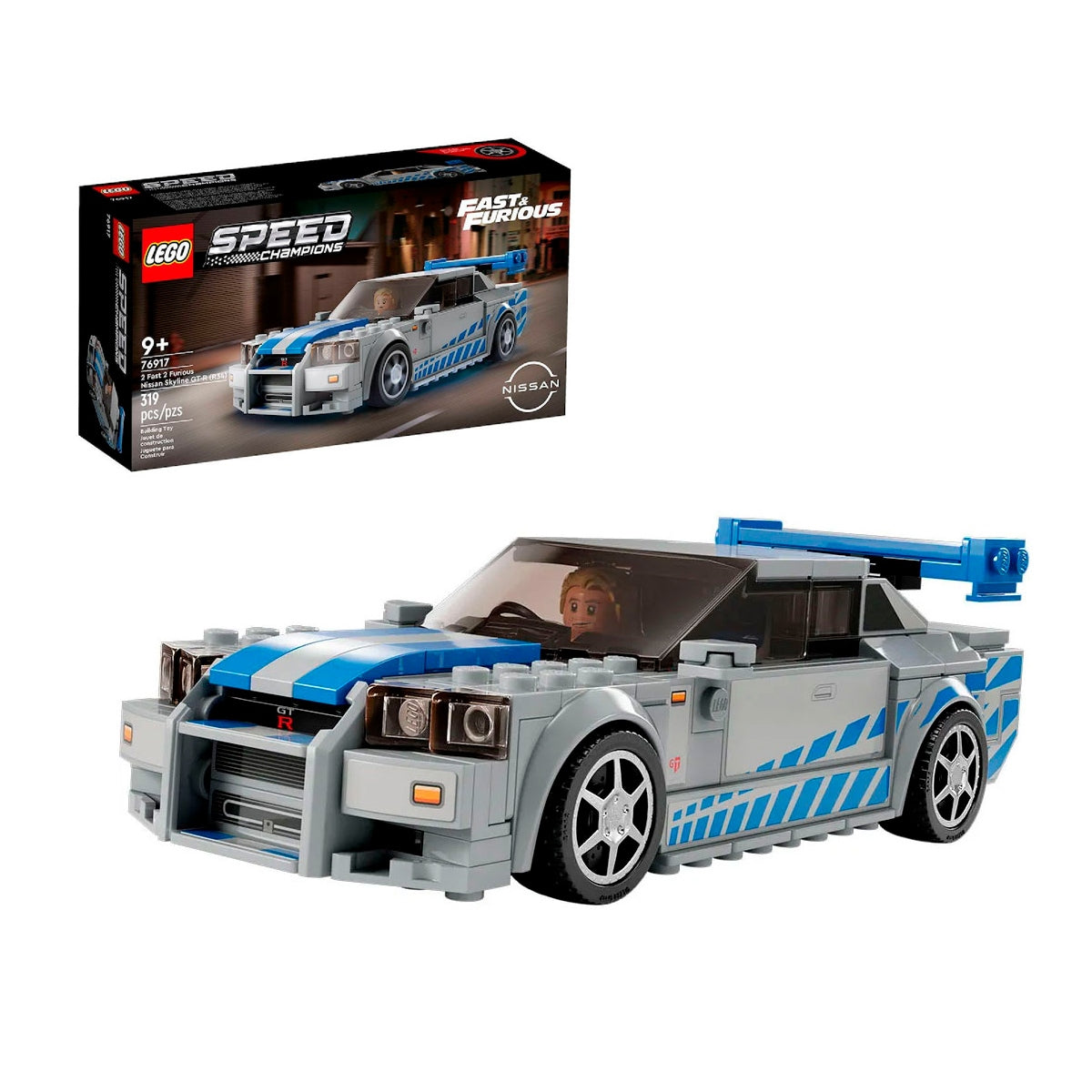 Nissan Skyline Gt-R De Más Rápido Más Furioso Lego Speed Champions
