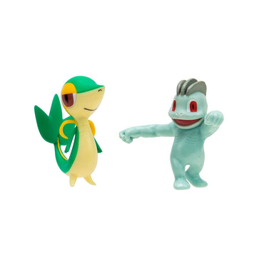 Set Figuras Pokemon - Machop Y Snivy