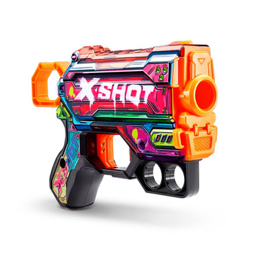 Lanza Dardos Menace Skins Con 8 Dardos X-Shot - Mercenary