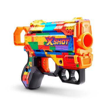 Lanza Dardos Menace Skins Con 8 Dardos X-Shot - Striper