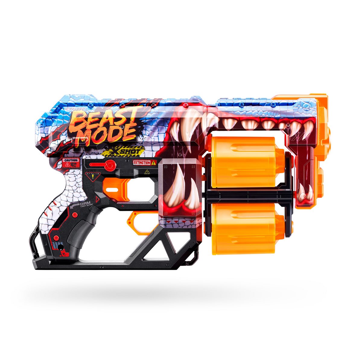 Lanza Dardos Dread Skins Con 12 Dardos X-Shot - Beast Out