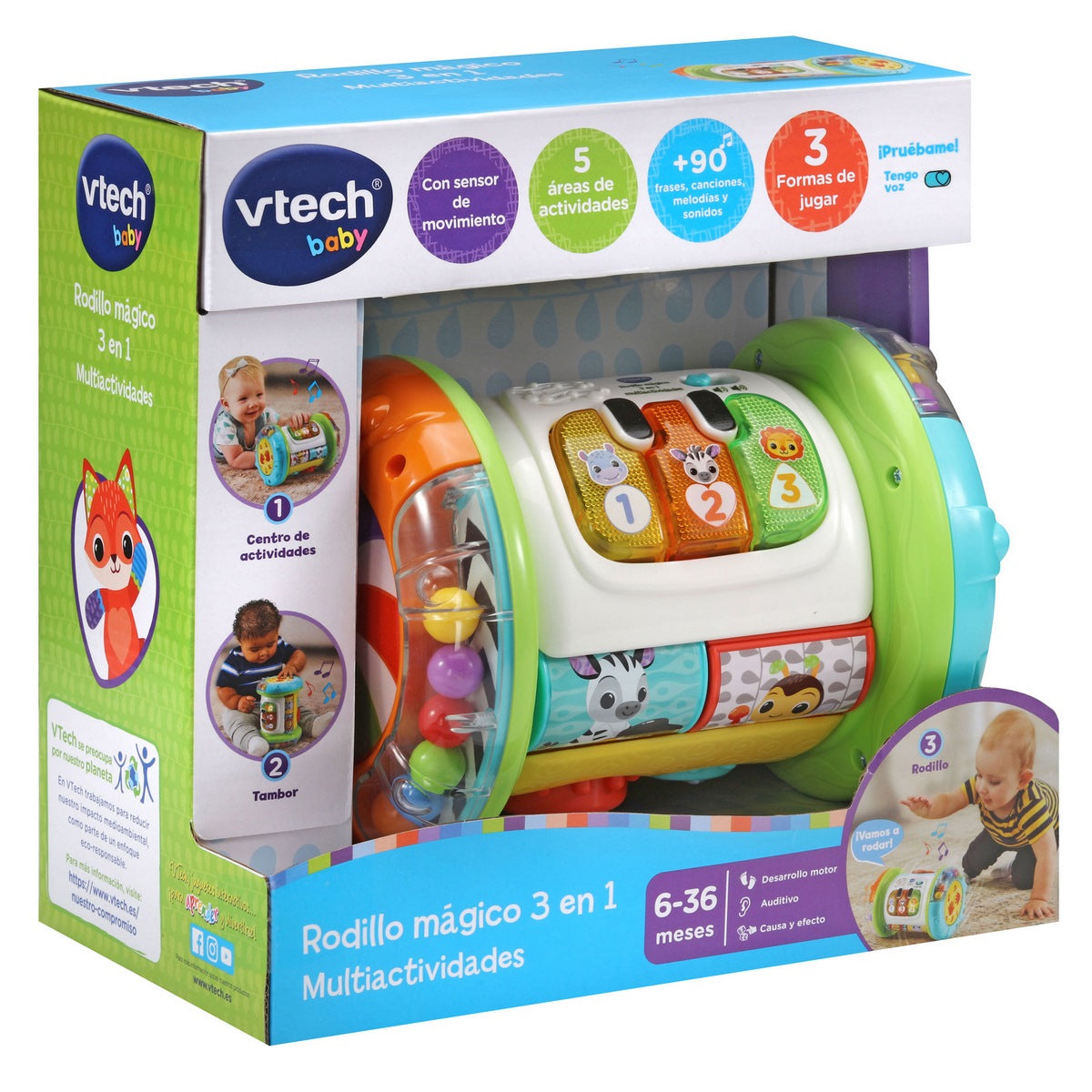 Rodillo Mágico 3 En 1 Multiactividades Vtech