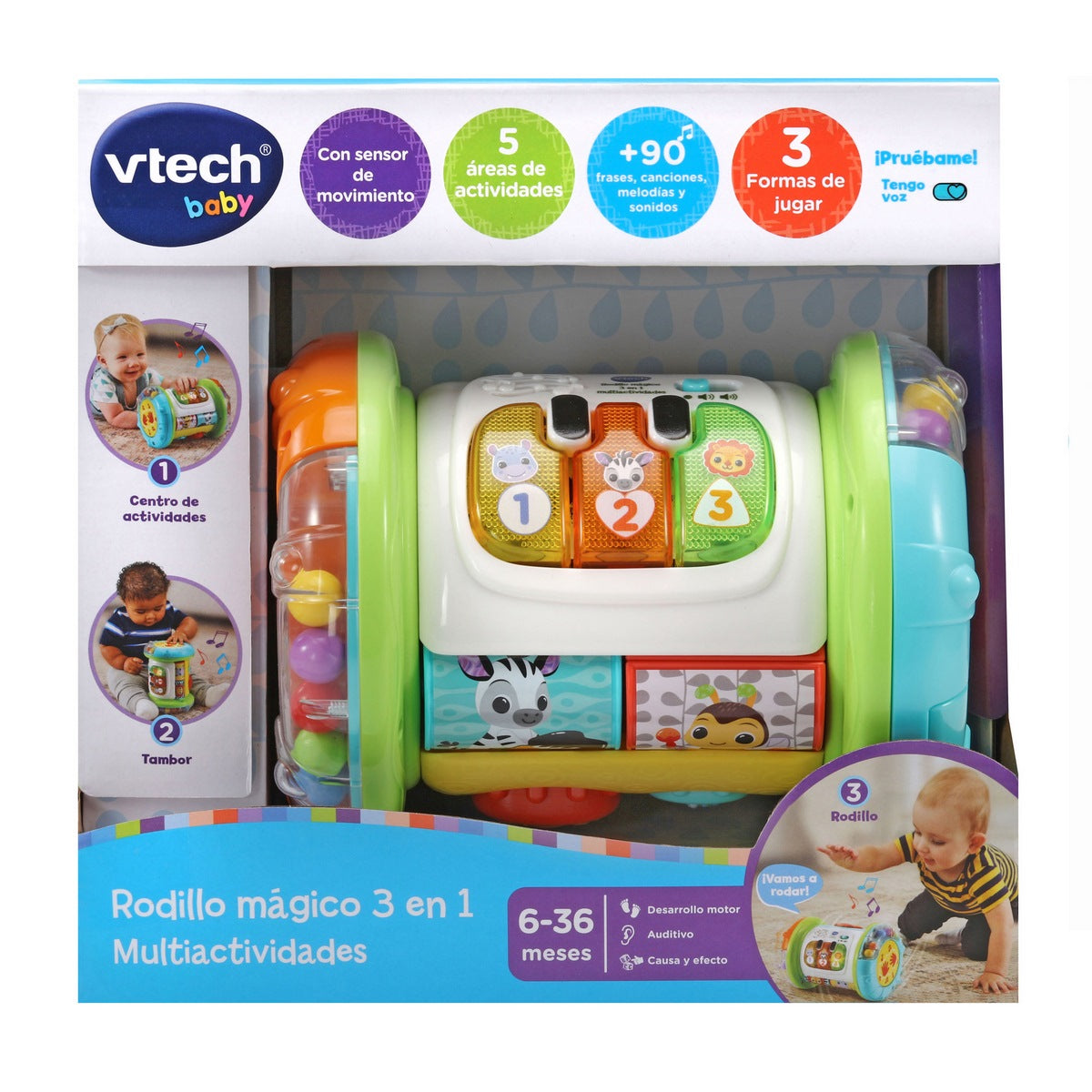Rodillo Mágico 3 En 1 Multiactividades Vtech