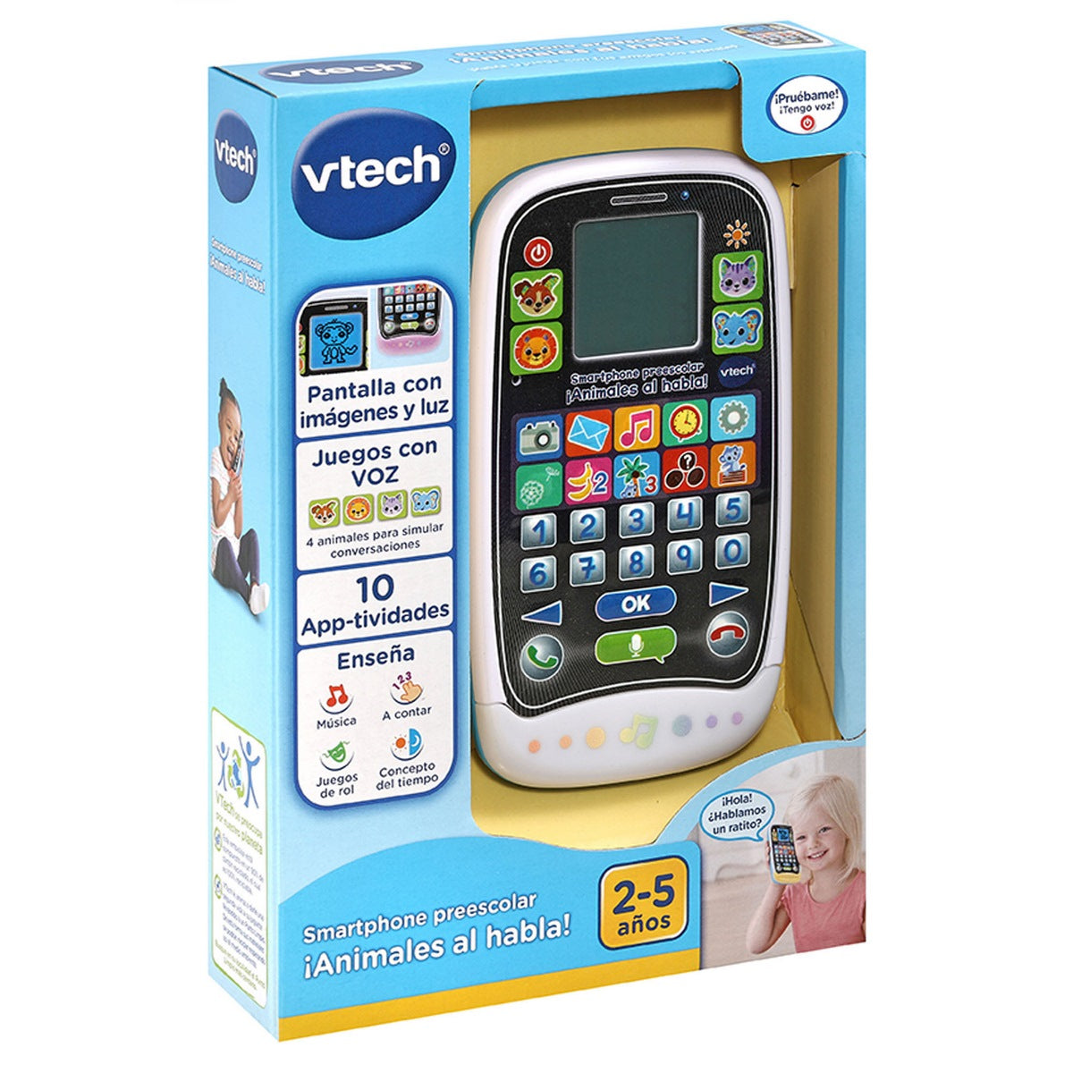 Smartphone Preescolar Animales Al Habla Vtech