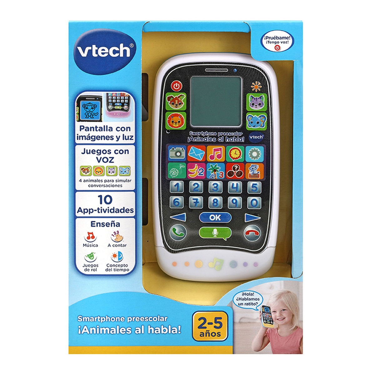 Smartphone Preescolar Animales Al Habla Vtech