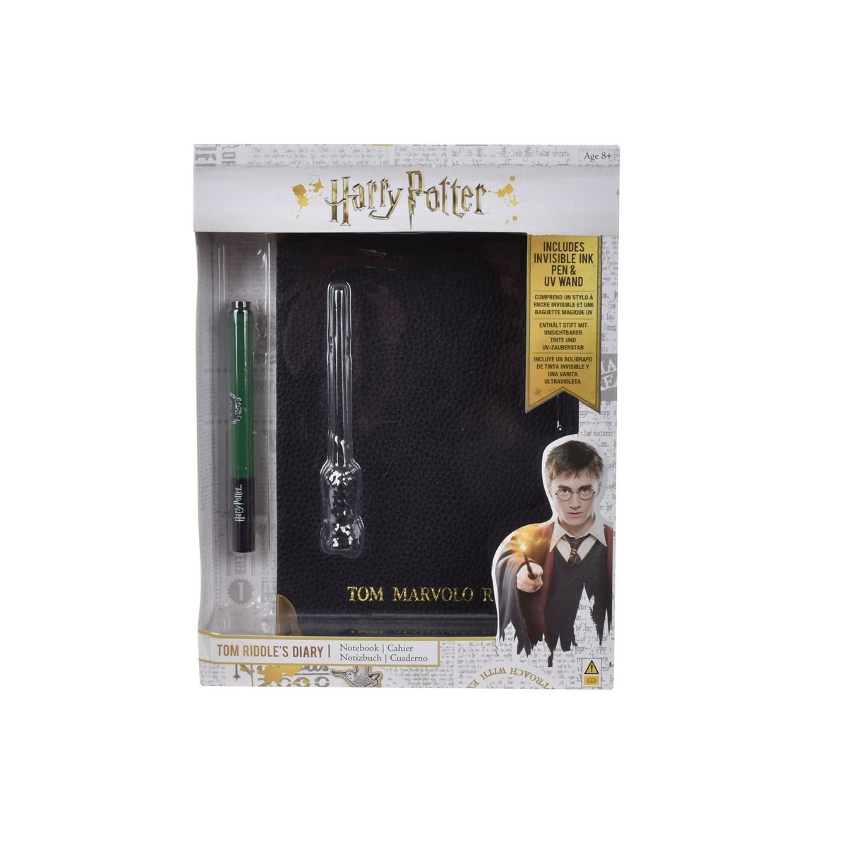 Diario Tom Riddle Con Lápiz Y Varita Harry Potter