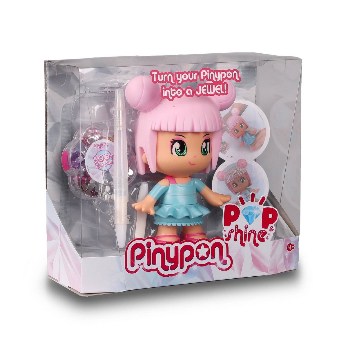 Muñeca 17 Cm Para Decorar Pop & Shine De Pinypon