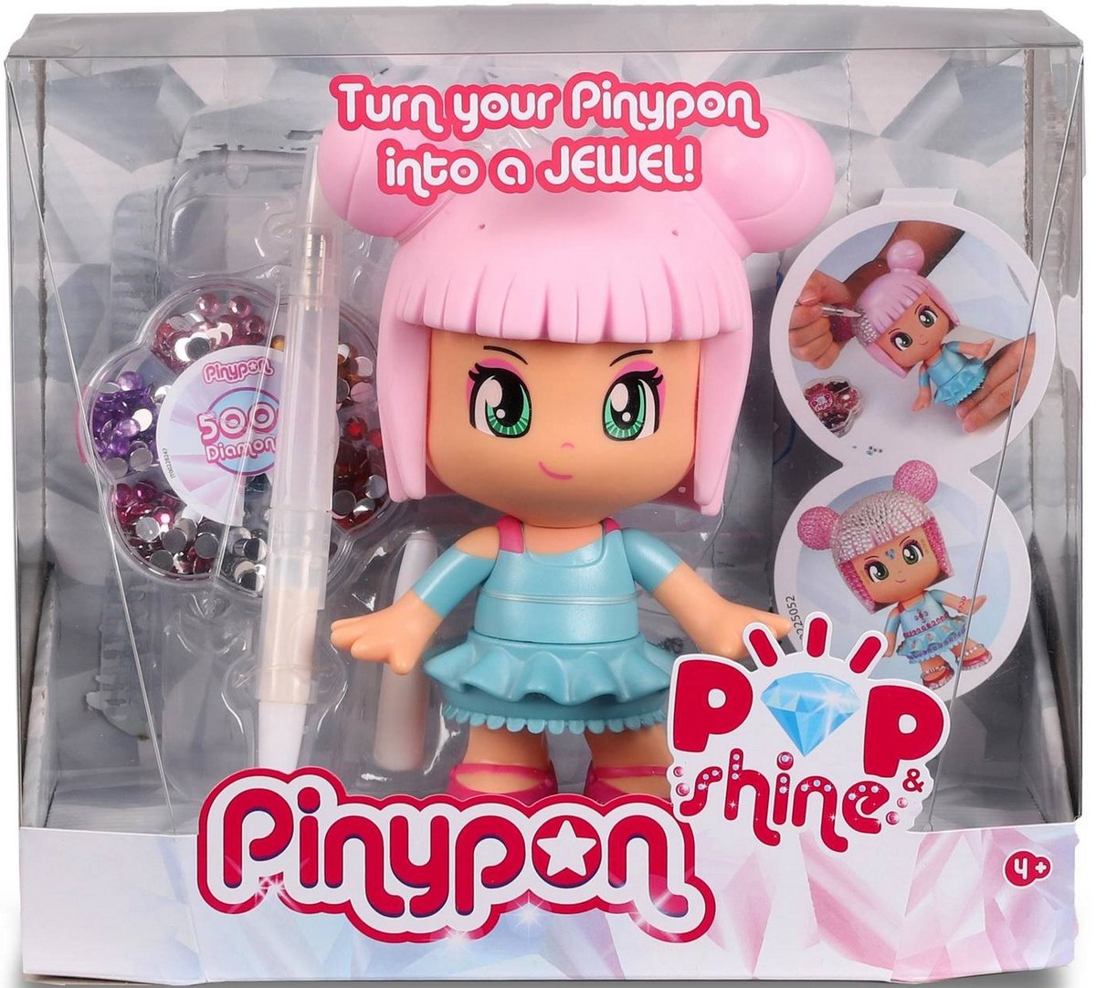 Muñeca 17 Cm Para Decorar Pop & Shine De Pinypon
