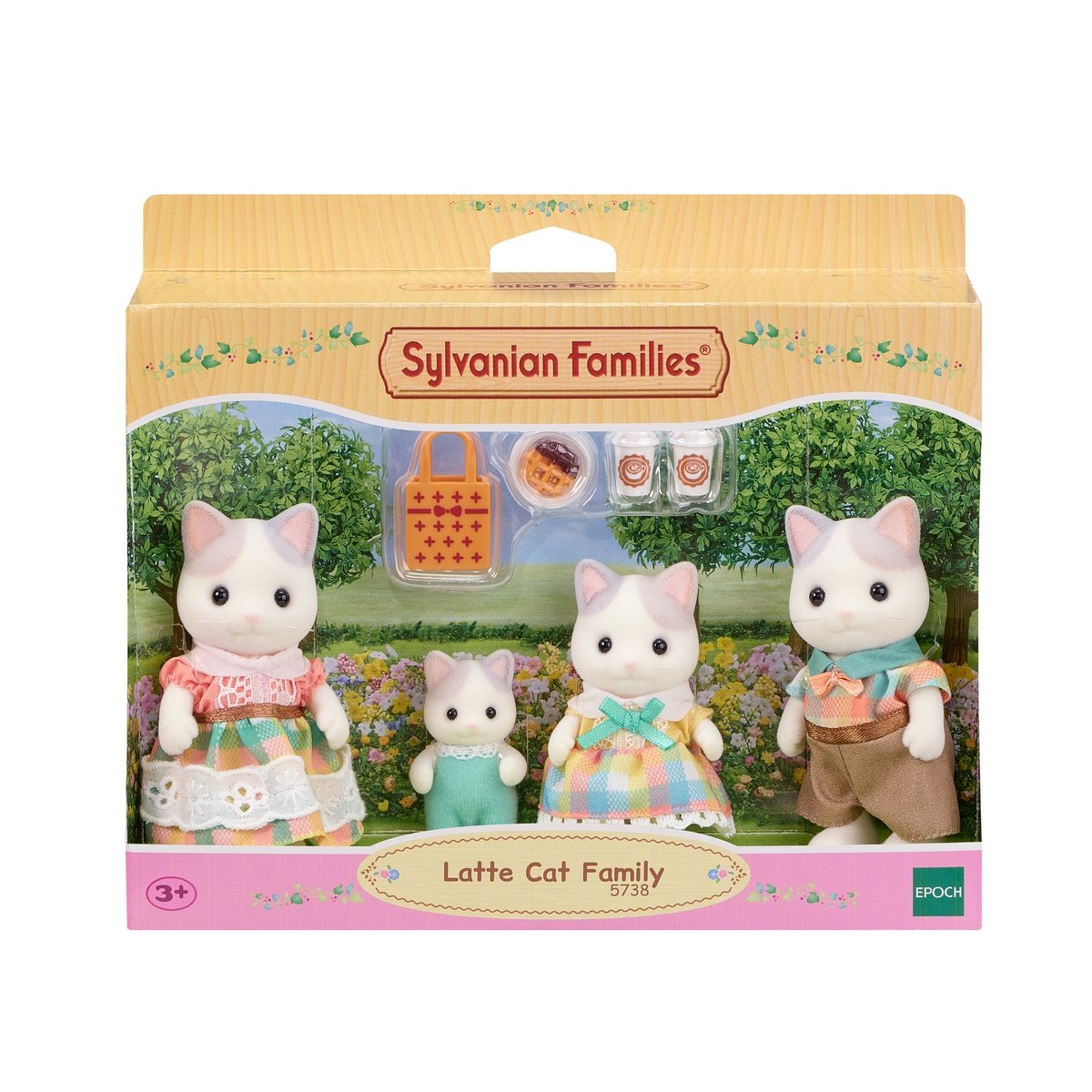 Familia Gatos Leche Sylvanian Families