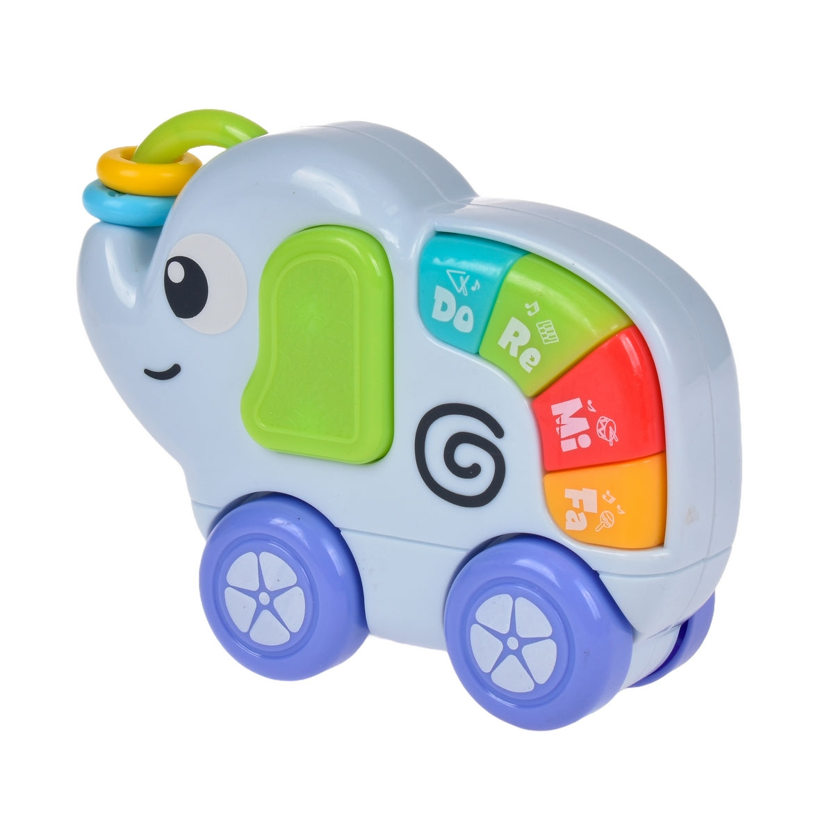 Elefante Musical Con Teclado Y Sonajero