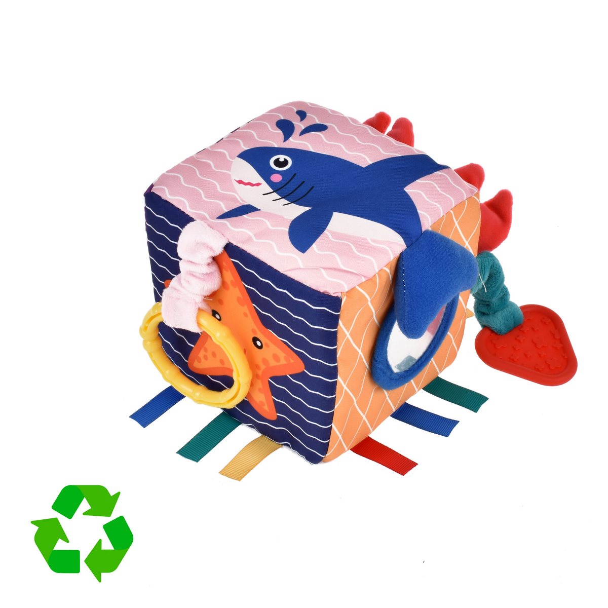 Cubo De Tela Con Actividades