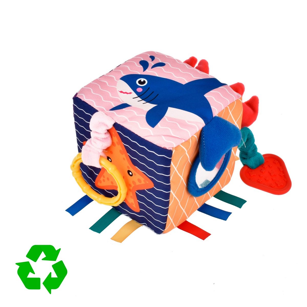 Cubo De Tela Con Actividades