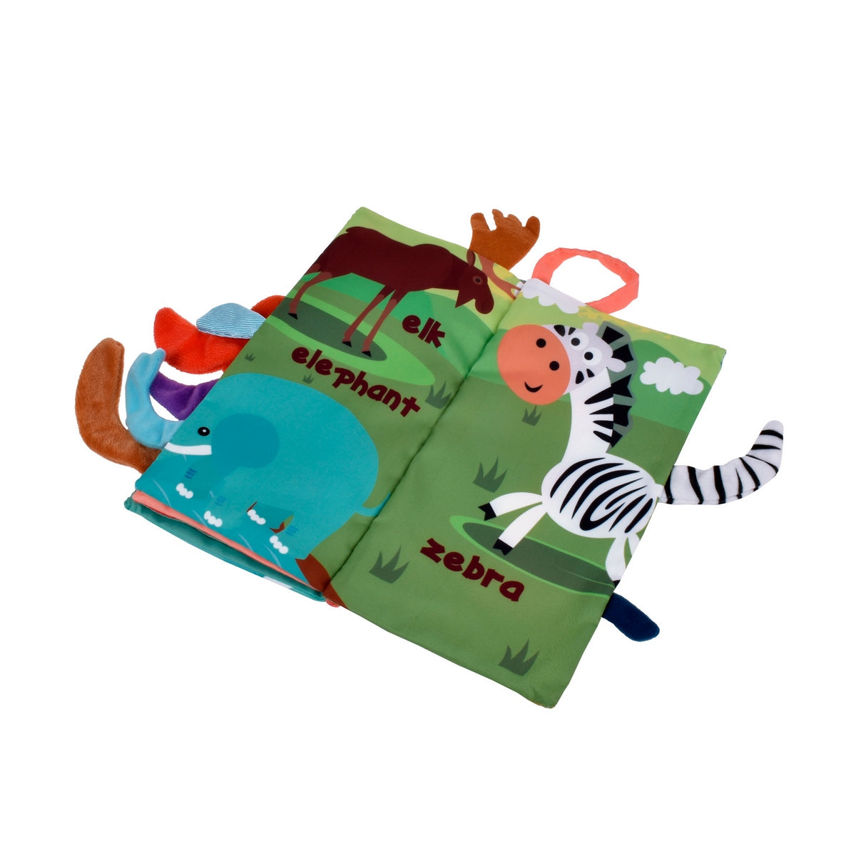 Libro De Tela Con Animales Y Texturas