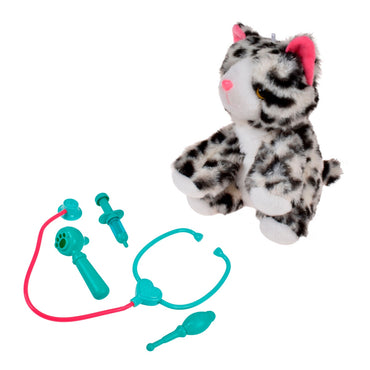 Playset Veterinario Con Gato De Peluche