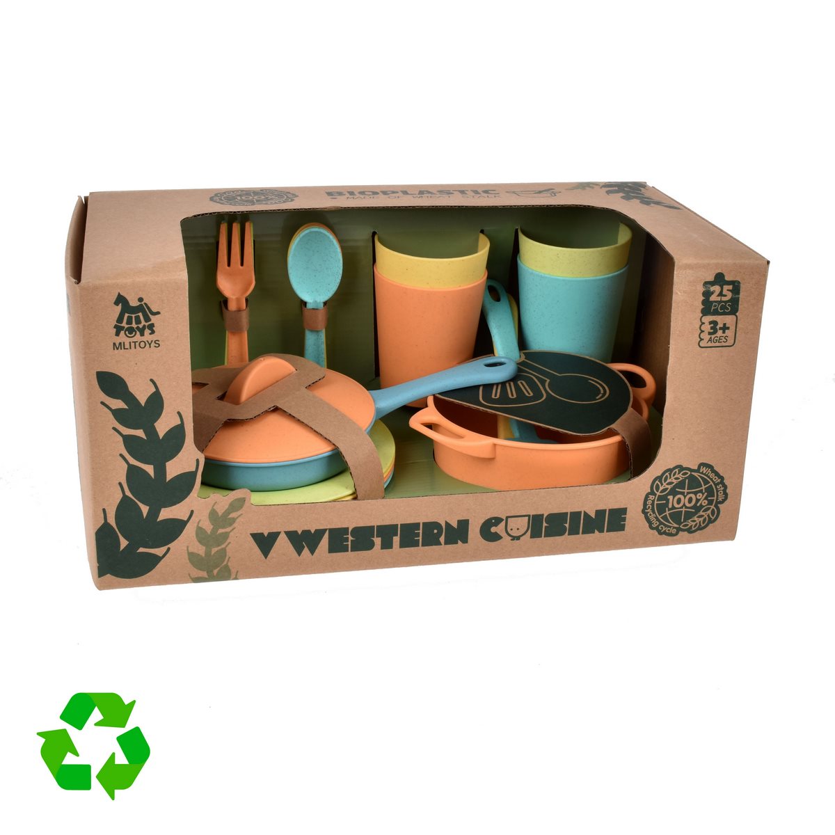 Playset Cocina 25 Piezas Material Reciclable