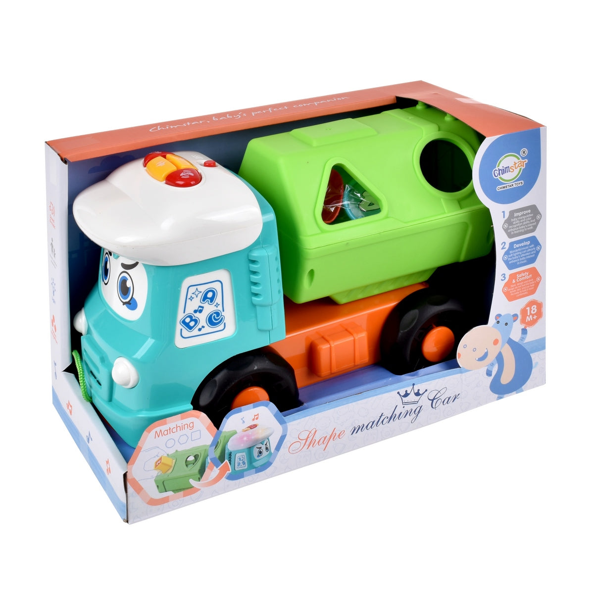 Camion Con Luces Y Sonido Y Piezas De Encaje
