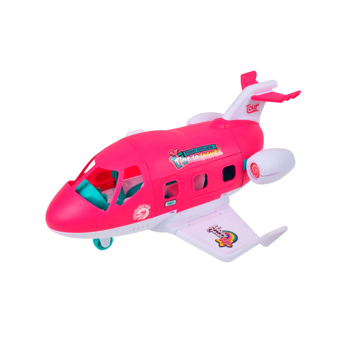 Playset Avion Con Muñeca Y Mascota Y Accesorios
