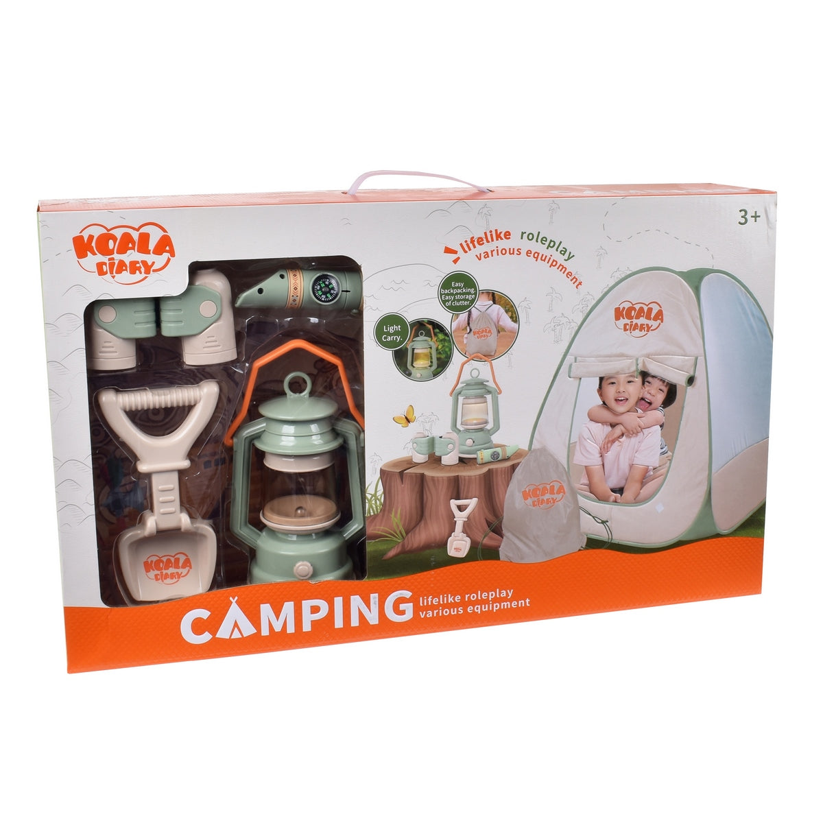Playset Camping Con Carpa Y Accesorios