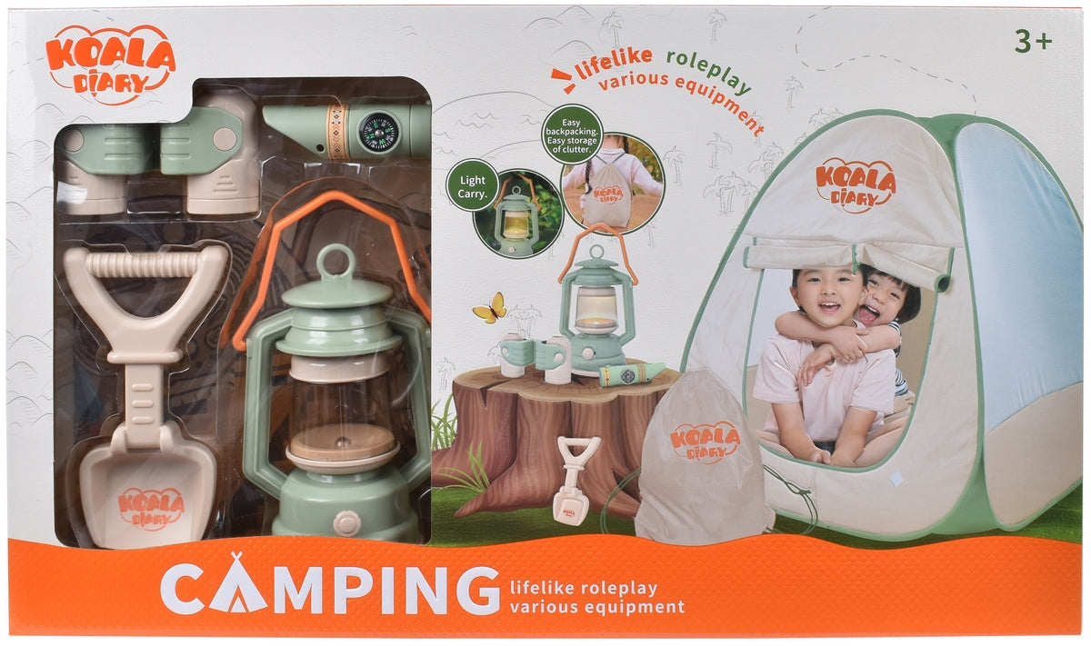 Playset Camping Con Carpa Y Accesorios
