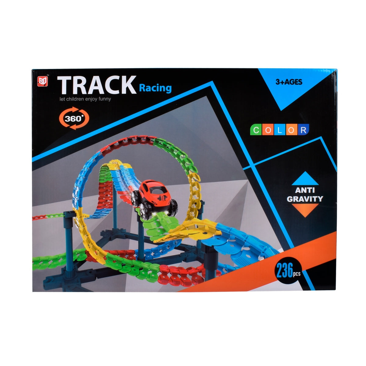 Pista 360° Antigravedad Con Auto A Pilas