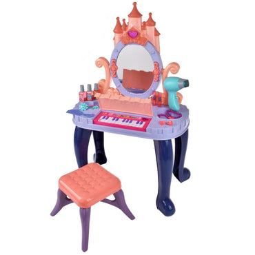 Tocador De Princesa Con Piano Y Piso Y Accesorios