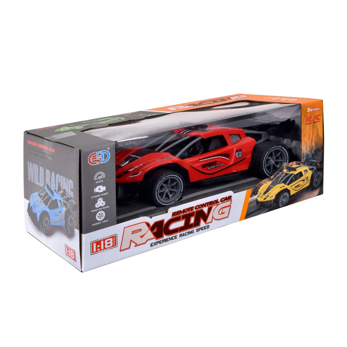 Auto 25 Cms Radio Controlado Con Pilas Recargables