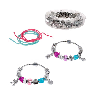 Set De Creación De Pulseras Con Charms
