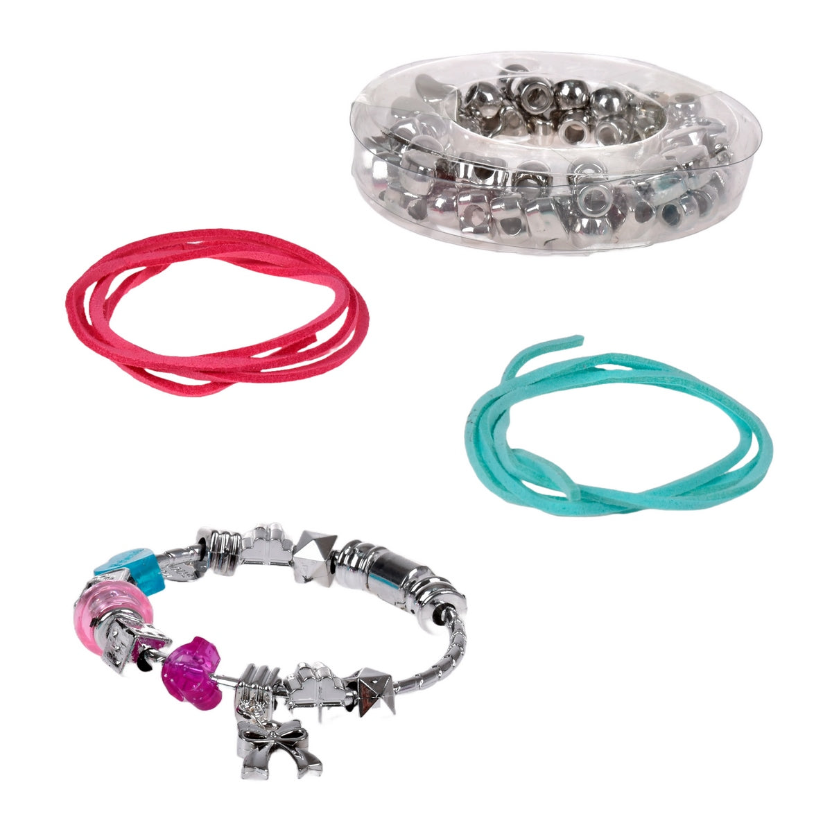Set De Creación De Pulseras Con Charms