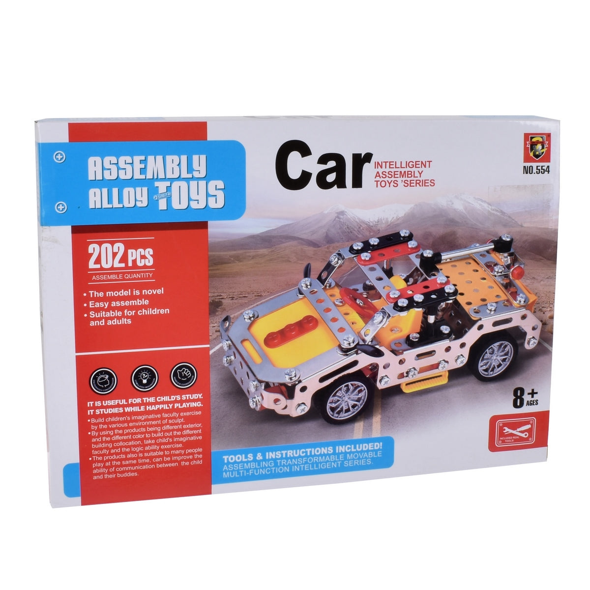 Mecano Metálico Camioneta 202 Piezas