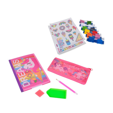 Set Creacion De Stickers De Sirena Con Cristales