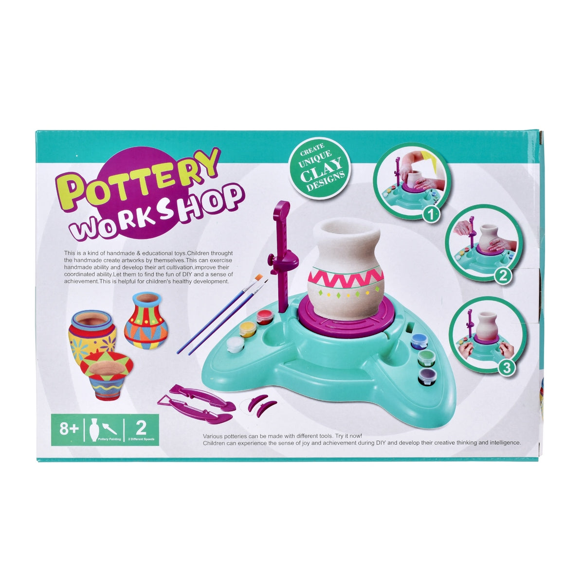 Máquina Para Moldear Y Pintar Cerámica Con 2 Velocidades