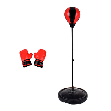 Set De Boxeo Pushingball Con Base Y Guantes
