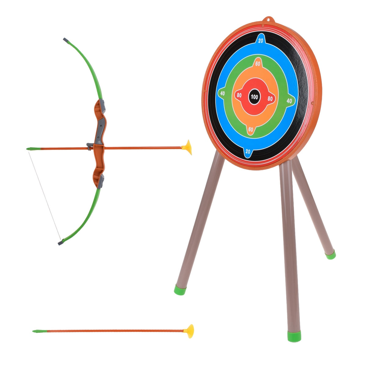 Tiro Al Blanco Con Arco Y Trípode