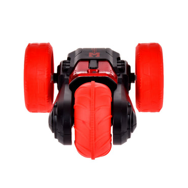 Vehículo 17 Cms Radio Controlado Acrobacias 360 Con 3 Ruedas Y Pilas Recargables