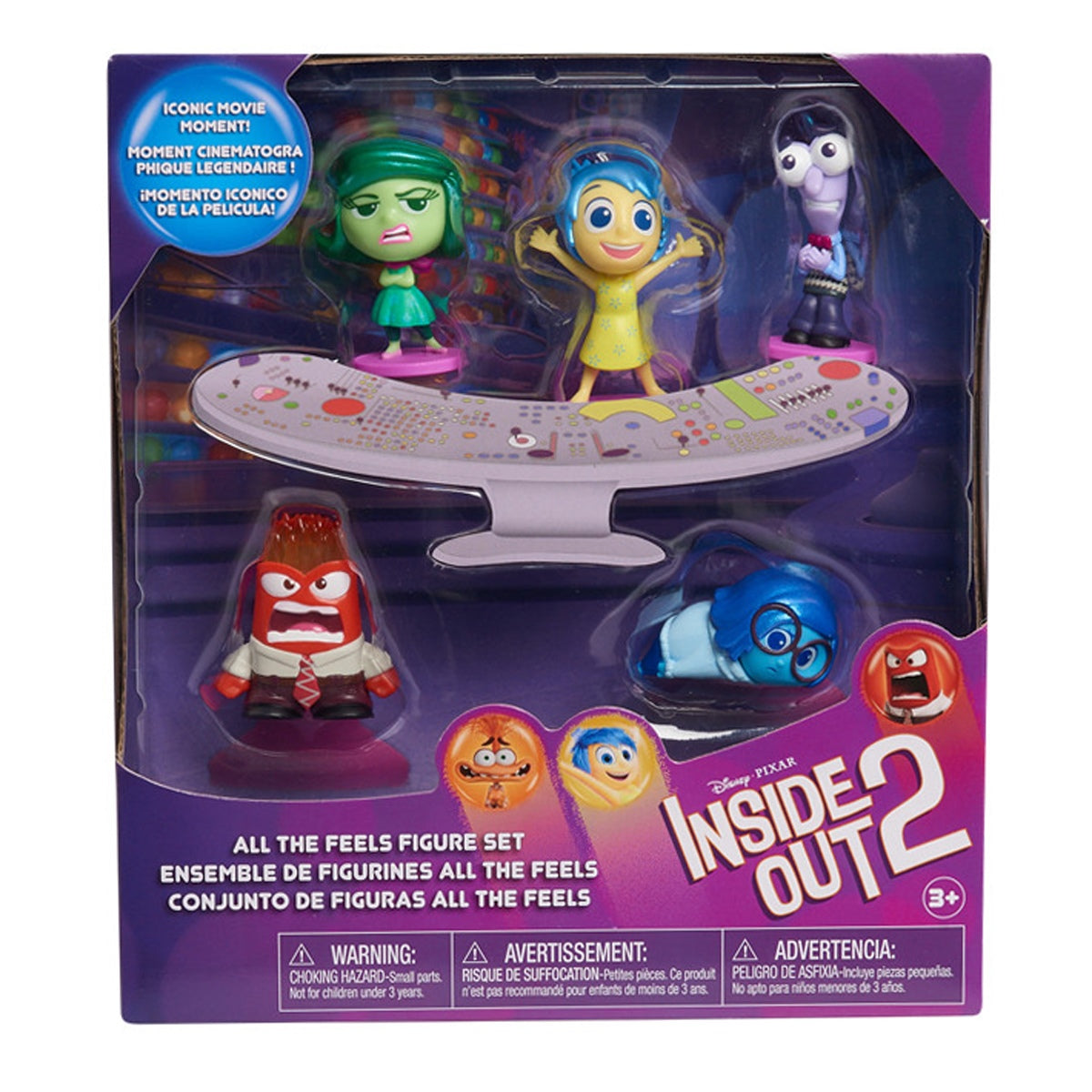 Pack 5 Figuras 7 Cms Intensamente 2