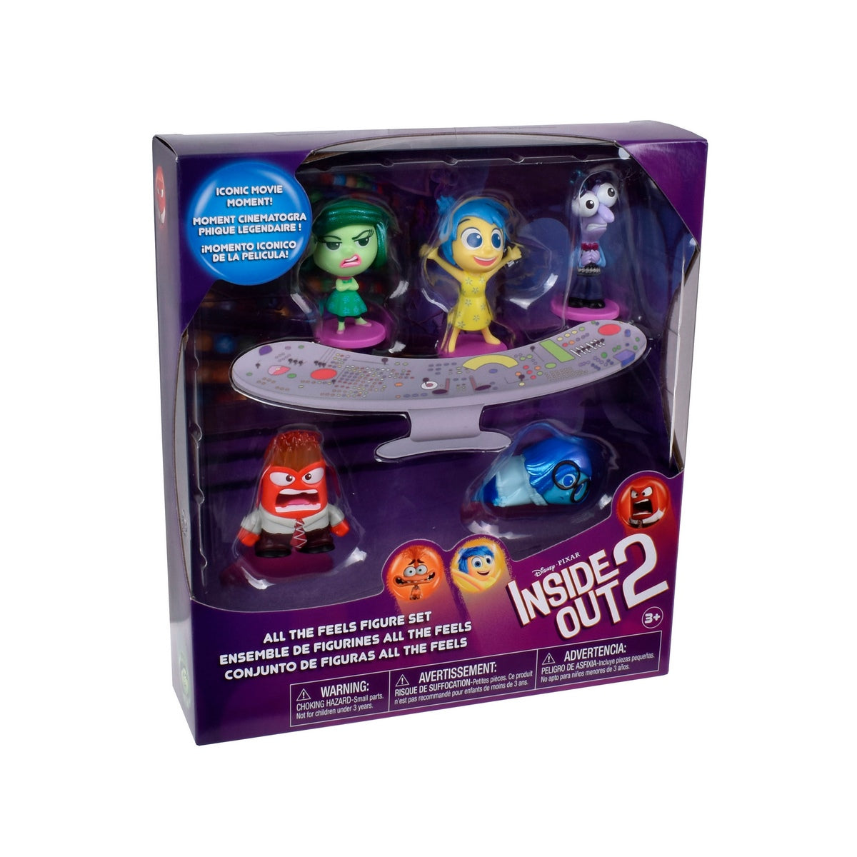 Pack 5 Figuras 7 Cms Intensamente 2