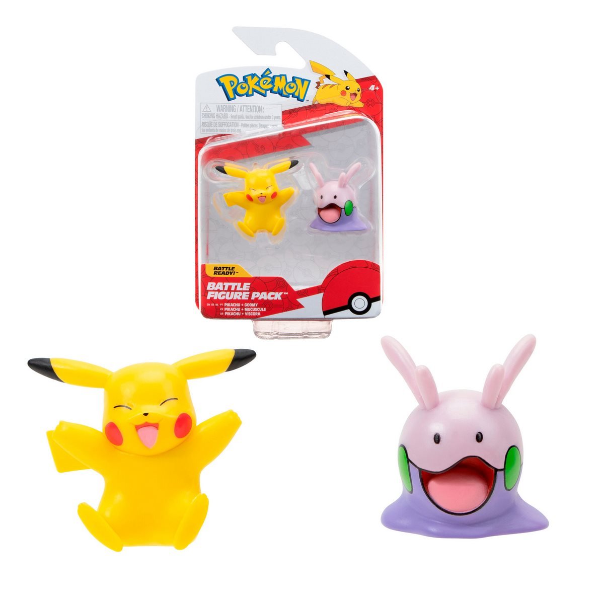 Set Figuras Pokemon - Pikachu Y Goomy