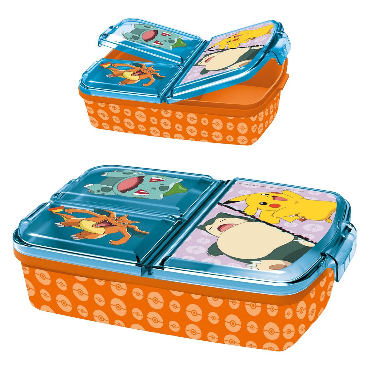 Contenedor Sandwich Multi Compartimentos Pokemon