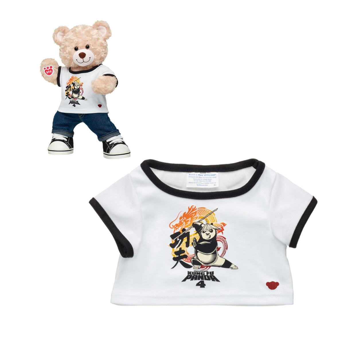 Polera Kung Fu Panda Build-A-Bear