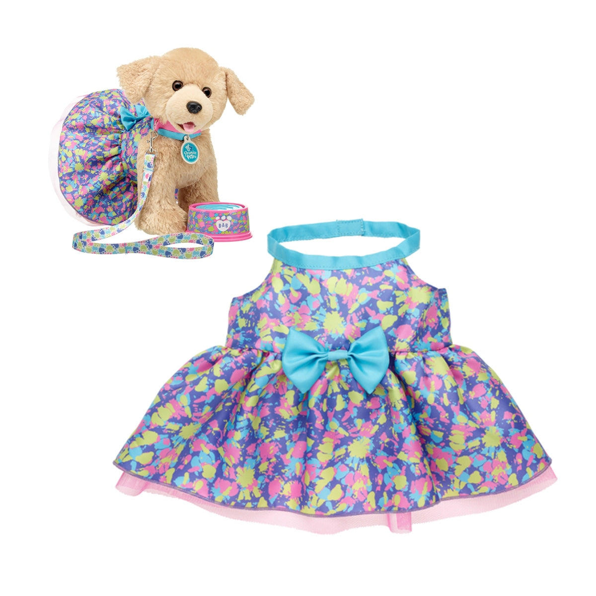 Vestido Tie Dye Promise Pets Build-A-Bear Categoría: Ropa Build-a-Bear Tipo producto:  Accesorios para muñecas y muñecos de acción