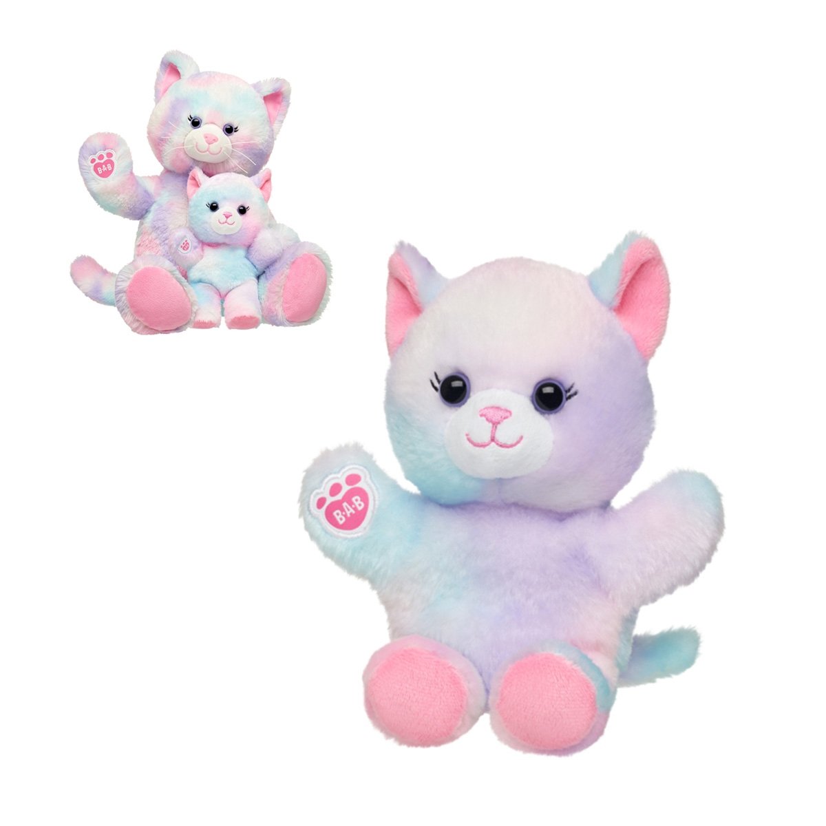 Mini Peluche Bean Gatita Pastel Build-A-Bear