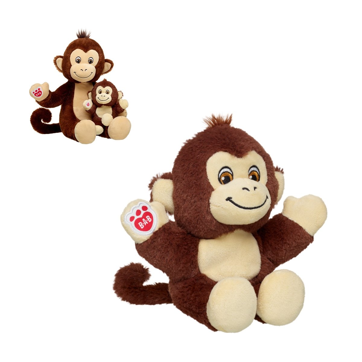 Mini Peluche Bean Mono Build-A-Bear