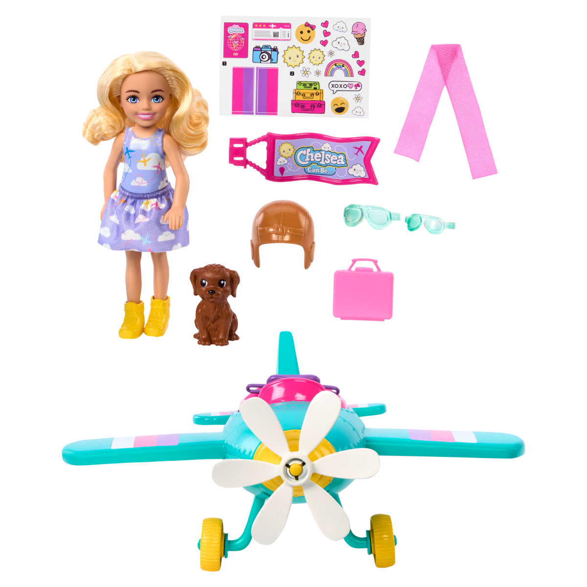 Barbie Set De Juego Chelsea Piloto De Avión