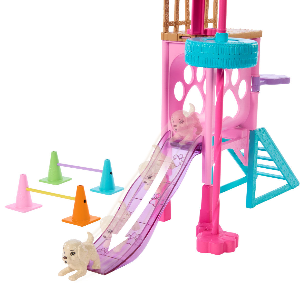 Barbie Set Juego Stacie Al Rescate Entrenadora Cachorritos