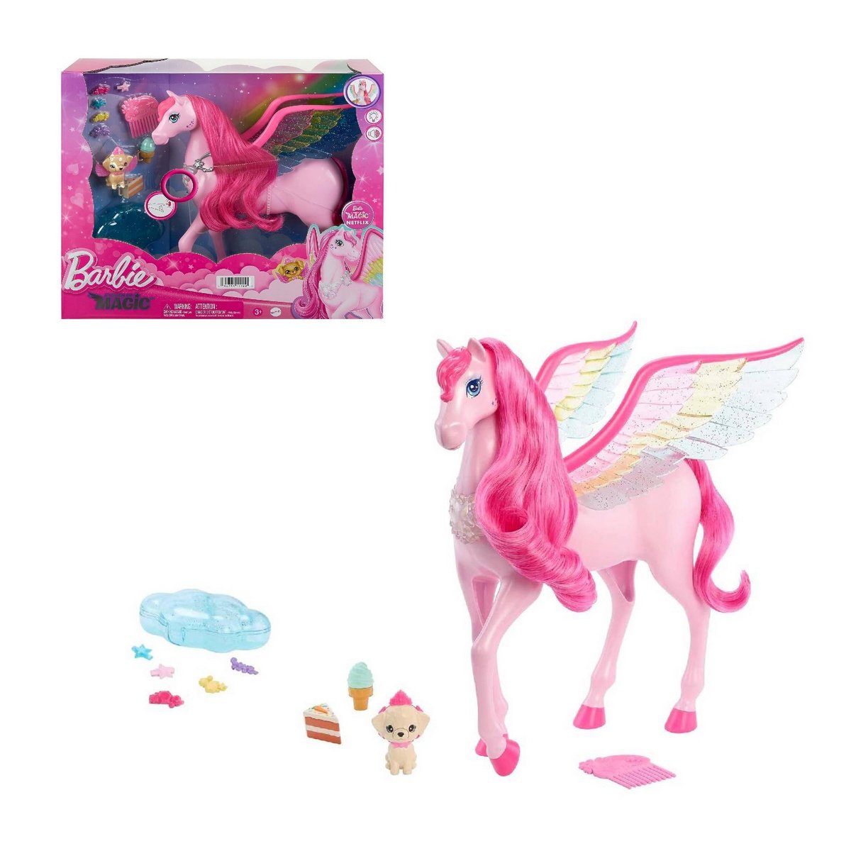 Barbie A Touch Of Magic Set De Juego Pegaso |Barbie Compra